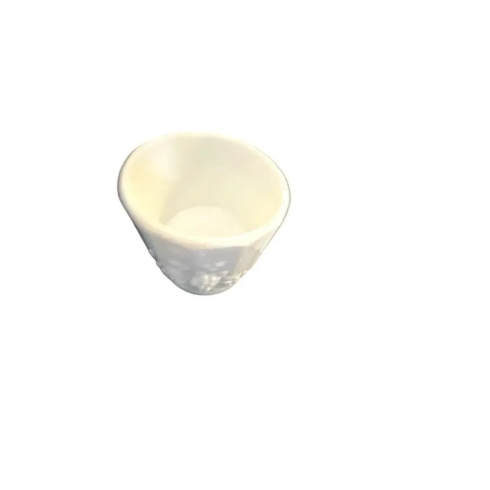 Vintage Westmoreland Grape Paneled Milk Glass Canister with Lid Candy Dish 6” T